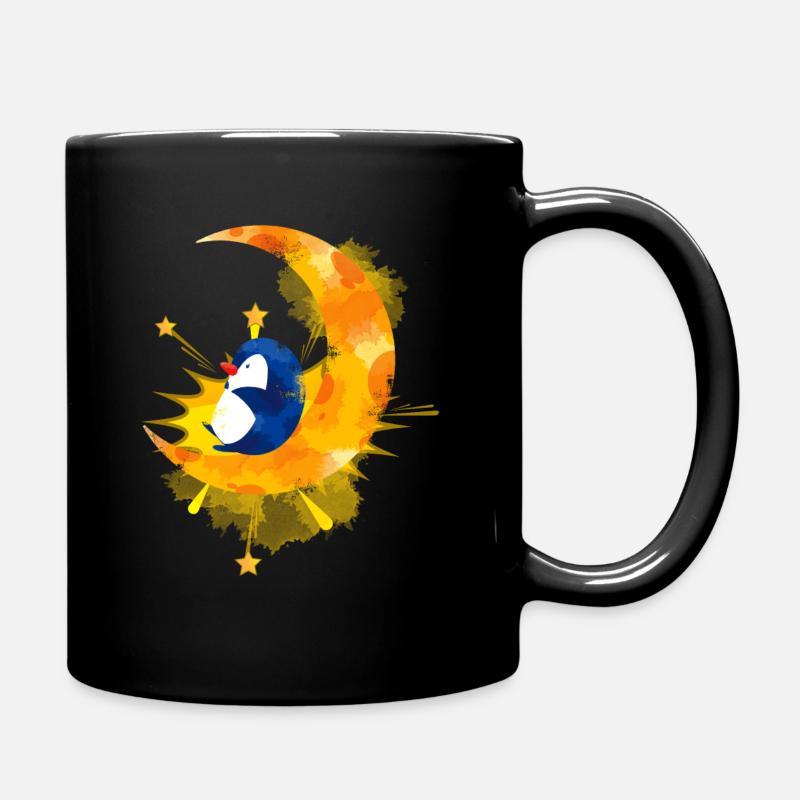 Pinguin - Tasse einfarbig - Schwarz