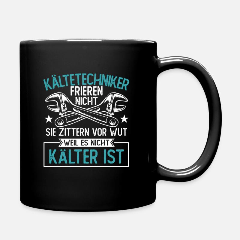 Kältetechniker Klimatechniker - Tasse einfarbig - Schwarz