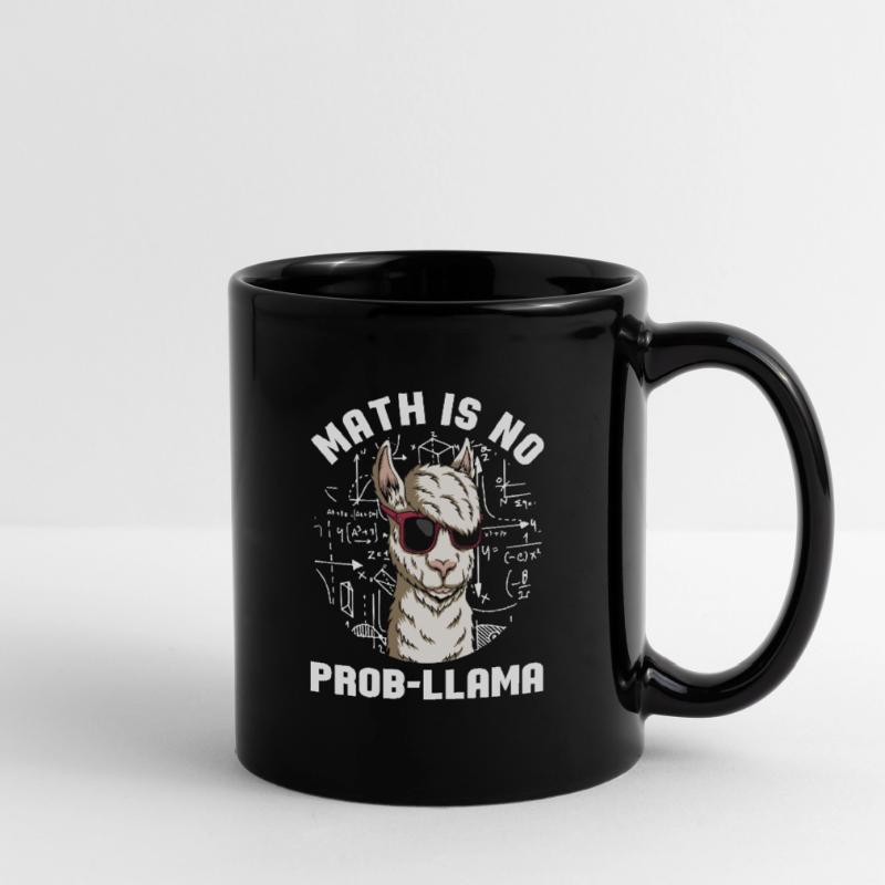 Maths Lama Mathma maths nerd cadeau de maths Mug uni