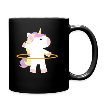 Unicorn - Full Colour Mug - black - Right