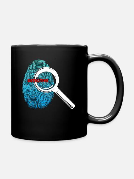 Détective, les enfants, - Mug uni - noir