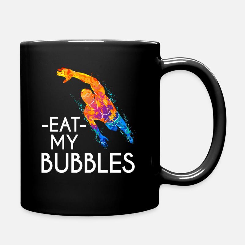 Schwimmtrainer Geschenk Schwimmen - Tasse einfarbig - Schwarz