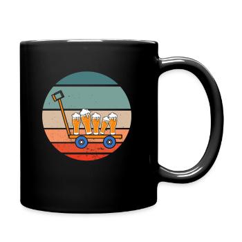 Bollerwagen Father's Day Party Celebrations Men - Full Colour Mug - black - Right