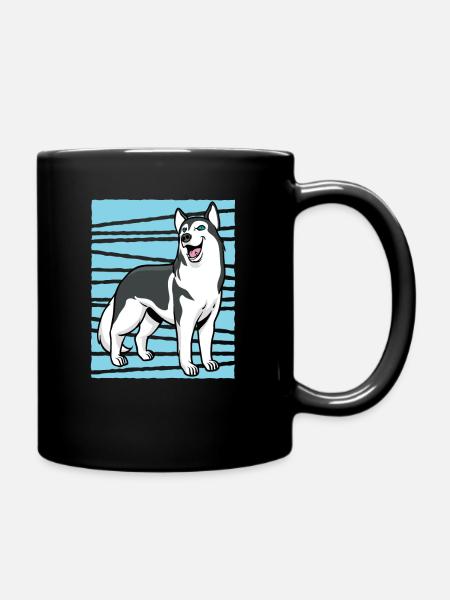 Husky - Mug uni - noir