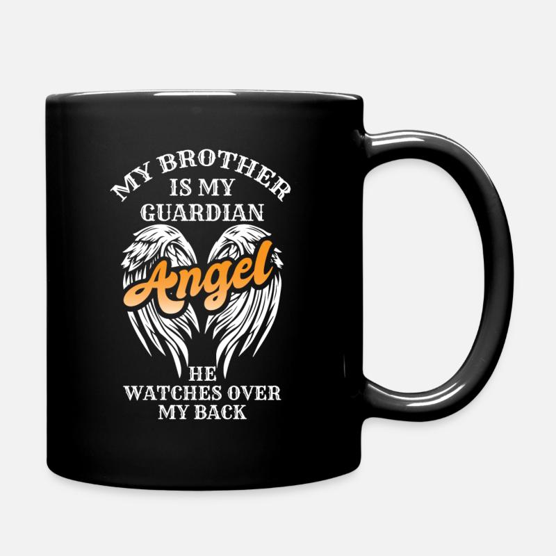 Frère Deuil, Frère Est Mon Ange Gardien - Mug uni - noir