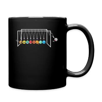 Solar system, planets, universe, astrology - Full Colour Mug - black - Right