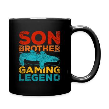 Gaming - Tasse einfarbig - Schwarz - Rechts