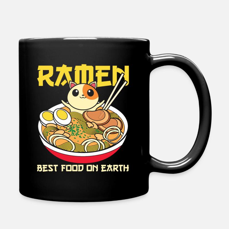 Anime Japan Kawaii Geschenk Ramen - Tasse einfarbig - Schwarz