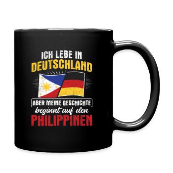 Philippinen Manila Philippinisch - Tasse einfarbig - Schwarz - Rechts
