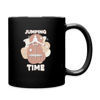 Jumping Time, Jumping Fitness - Full Colour Mug - black - Right
