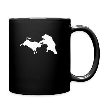 Bull Market Bear Market Stock Market Stock Market Stock Market - Full Colour Mug - black - Right