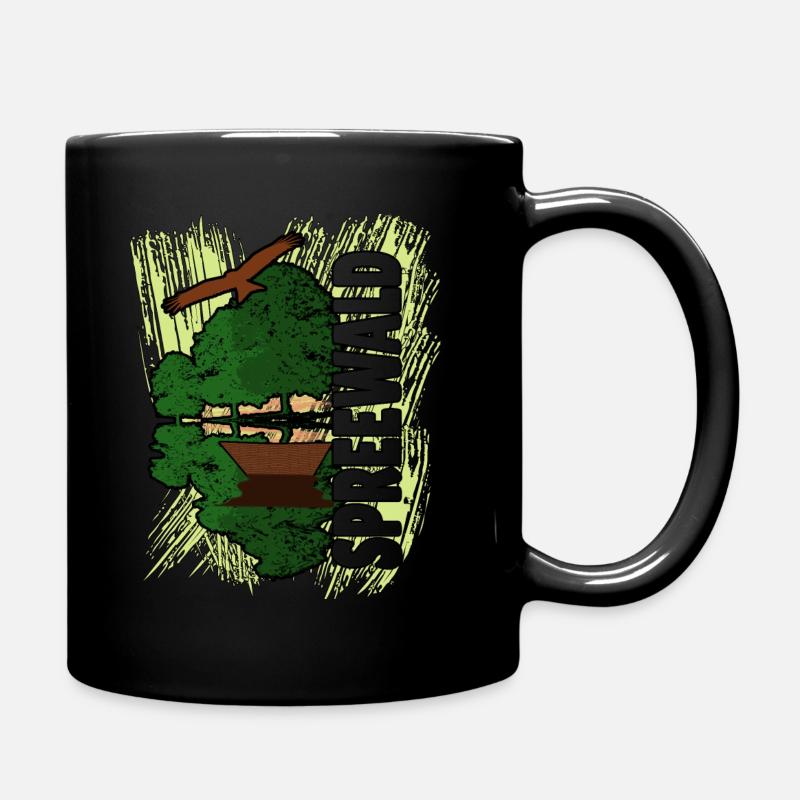 Spreewald - Boot - Tasse einfarbig - Schwarz