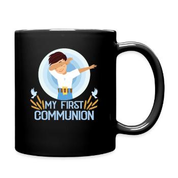My First Holy Communion Dabbing Garçon - Mug uni - noir - Droite
