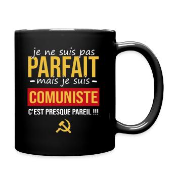 communiste homme parfait perfection ouvrier - Mug uni - noir - Droite