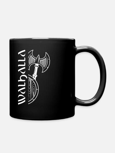 Valhalla Viking Vikings Bjoern Eisenseite - Tasse einfarbig - Schwarz