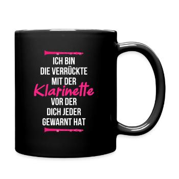 Klarinette Orchester - Tasse einfarbig - Schwarz - Rechts