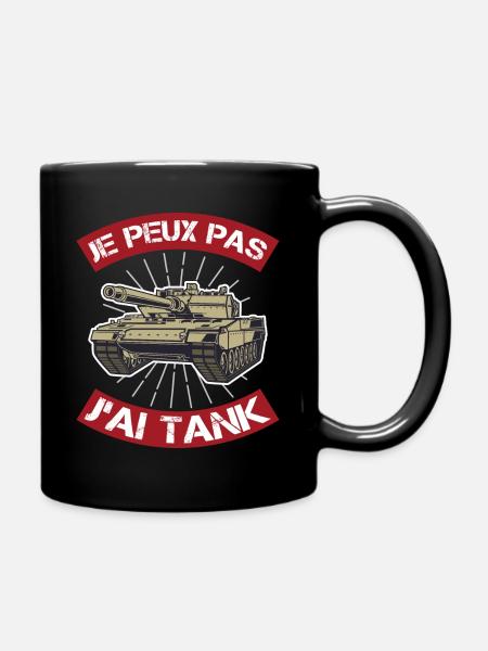 tank | je peux pas | cadeau drôle et énervé - Mug uni - noir