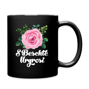 S beschte Urgrosi Uroma Schweiz Lieblingsoma Oma - Tasse einfarbig - Schwarz - Rechts
