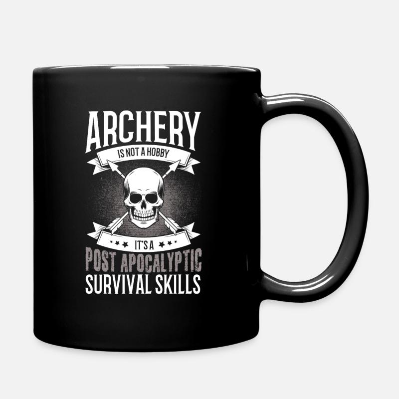 Arc-en-ciel Arc archer archery - Mug uni - noir