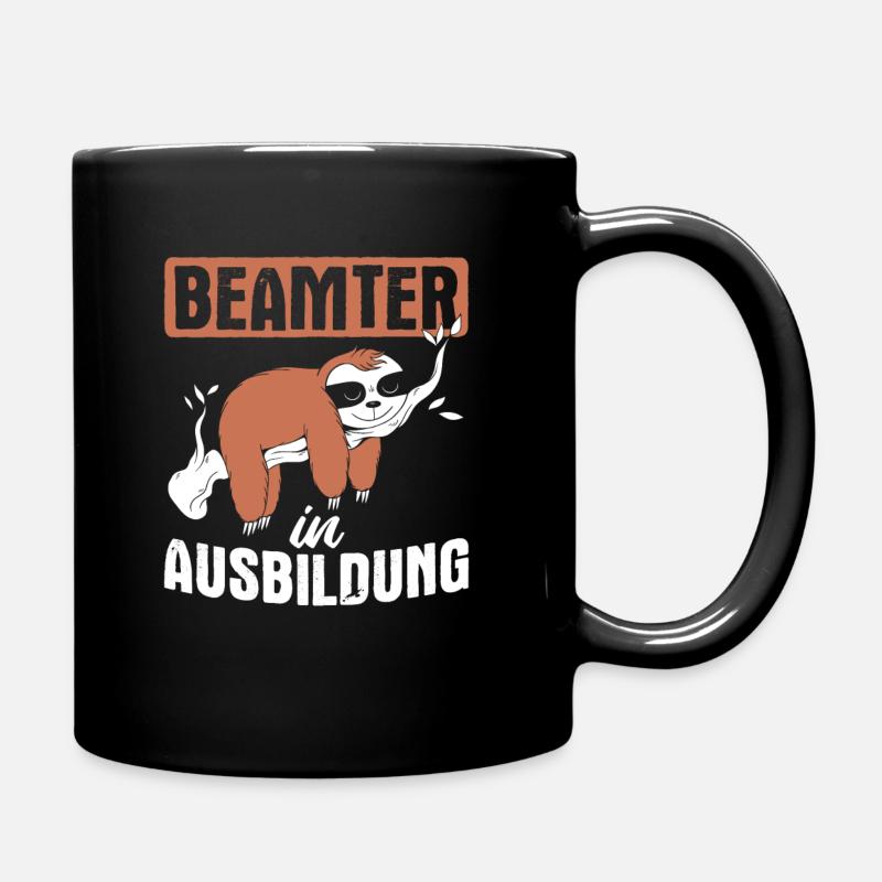 Beamter Beamte - Tasse einfarbig - Schwarz