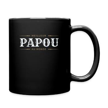 Meilleur Papou Tenue Familiale Mère Père Enfant - Mug uni - noir - Droite
