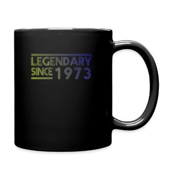 Légendaire depuis 1973 - Grand design d’anniversaire - Mug uni - noir - Droite
