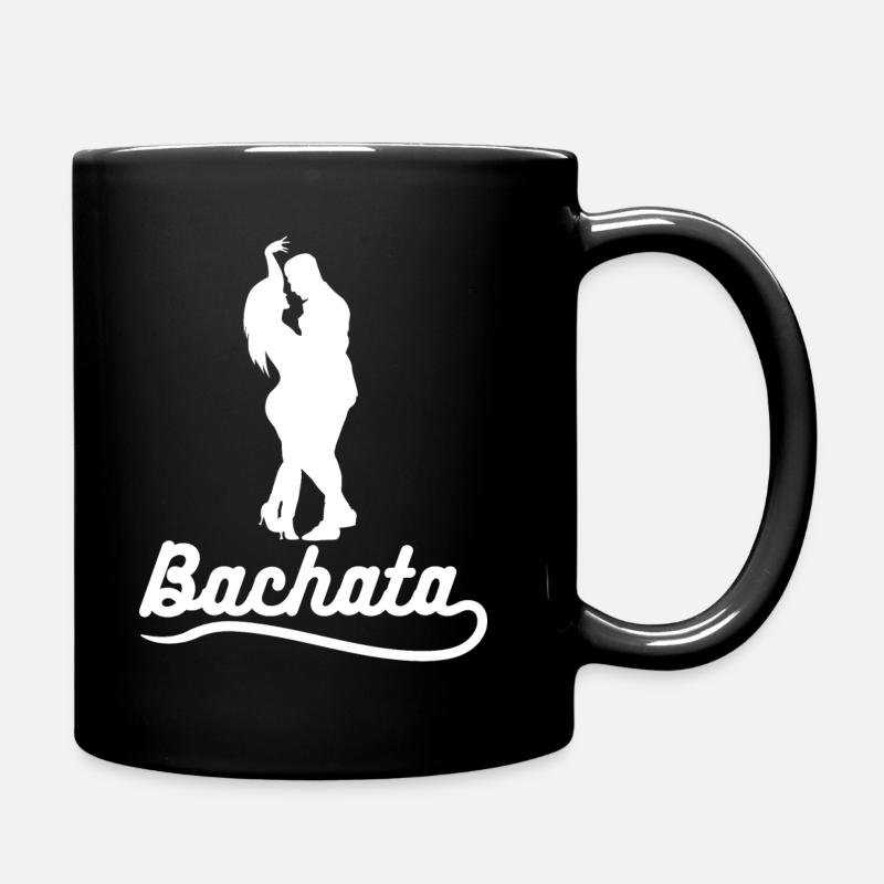 Bachata couple blanc - Mug uni - noir