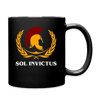 Sol Invictus, Alte Römische Mythologie - Tasse einfarbig - Schwarz - Rechts