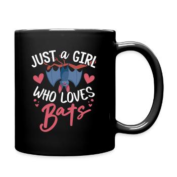 Bats, Bat - Full Colour Mug - black - Right