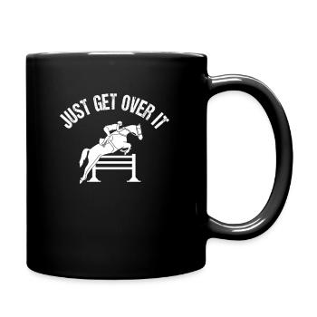 Horse, horses, girls and horses - Full Colour Mug - black - Right