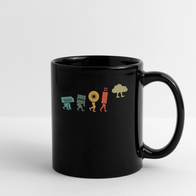 Cloud Computing, Programmierer Nerd Tasse einfarbig