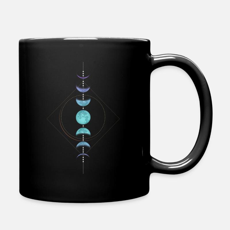 Mondphasen-Totem-Tarot - Tasse einfarbig - Schwarz