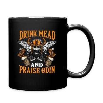 Wikinger Wikinger Nordmythologie - NORSE - Tasse einfarbig - Schwarz - Rechts