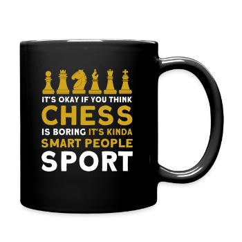 Chess Player Gift Chess Club Chess - Full Colour Mug - black - Right