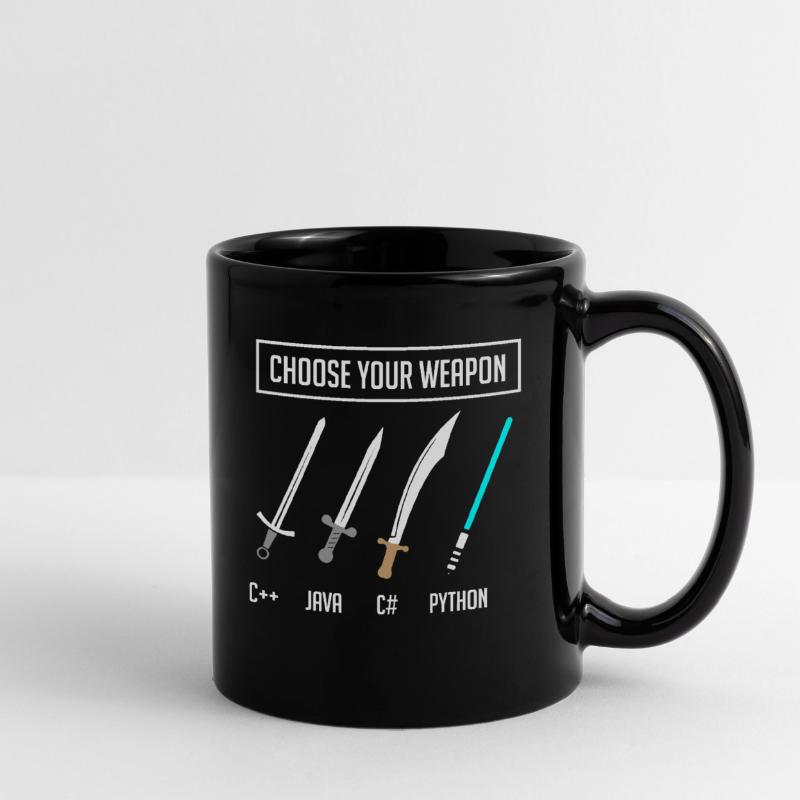 Python-Programmierung, Programmierer Python-Code Tasse einfarbig