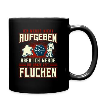 Gesellschaftsspiele Spieleabend Brettspiele - Tasse einfarbig - Schwarz - Rechts