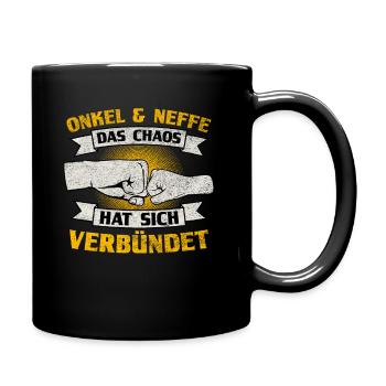 Patenonkel Onkel Pate Taufpate Patenonkel - Tasse einfarbig - Schwarz - Rechts