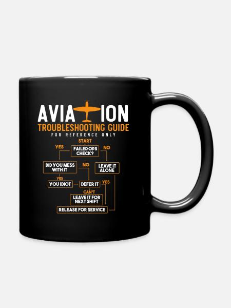 Leitfassungshandbuch, Kapitän - Tasse einfarbig - Schwarz