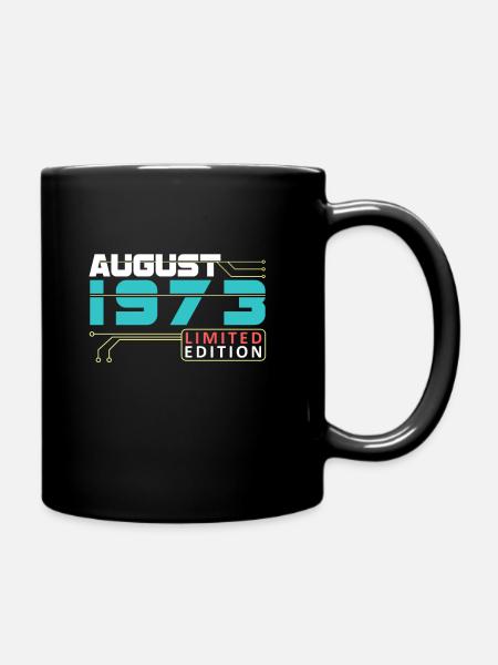 Août 1973 - Anniversaire en août - Mug uni - noir