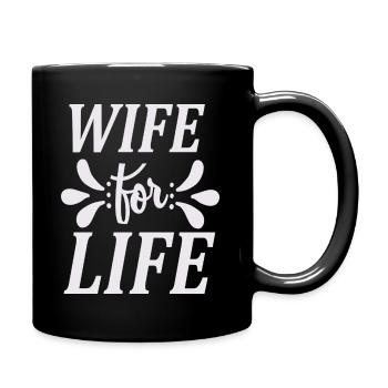 Mariage de femme pour la vie - Mug uni - noir - Droite