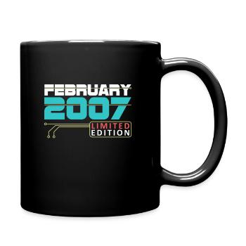 February 2007 - Birthday in February - Full Colour Mug - black - Right