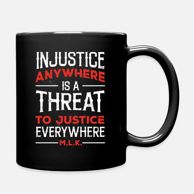 L’injustice, une menace pour la justice - Mug uni - noir