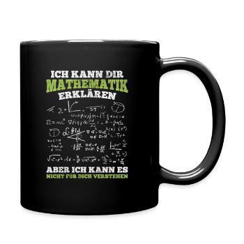 Mathematiker Mathematik Lehrer - Tasse einfarbig - Schwarz - Rechts