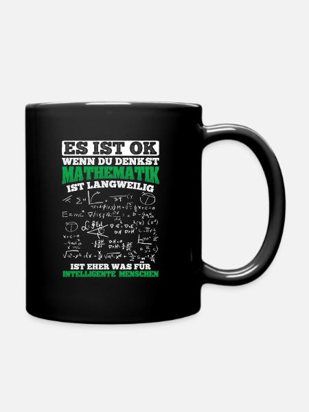 Mathematiker Mathematik Lehrer - Tasse einfarbig - Schwarz
