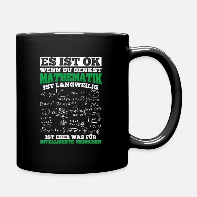 Mathematiker Mathematik Lehrer - Tasse einfarbig - Schwarz