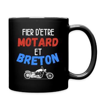 CADEAU MOTARD BRETON - Mug uni - noir - Droite