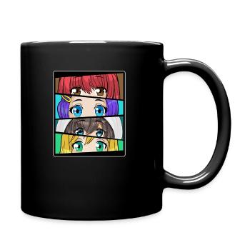 Anime Manga Comic Nerd Drôle Kawaii Japon - Mug uni - noir - Droite