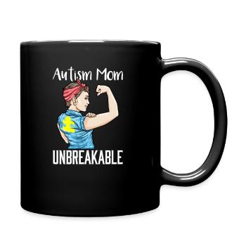 Autisme Maman Incassable Autistic Child Support - Mug uni - noir - Droite