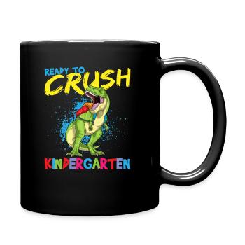 Ready To Crush Kindergarten Pre-K School T-Rex - Mug uni - noir - Droite