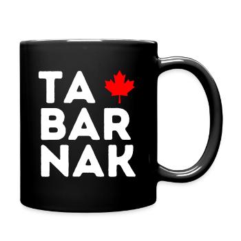 Tabarnak Je Me Barre Au Canada Feuille D'érable - Mug uni - noir - Droite